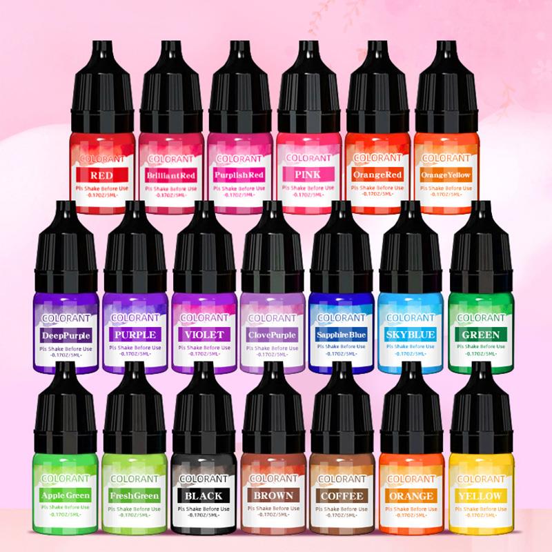 Soap Making Ingredients - 5ml/Bottle Candle Wax Pigment Colorant Non-Toxic