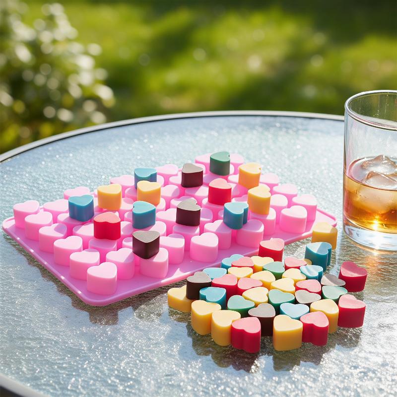 55 Grids Heart Silicone Cake M - Soap Making Gloves review and price