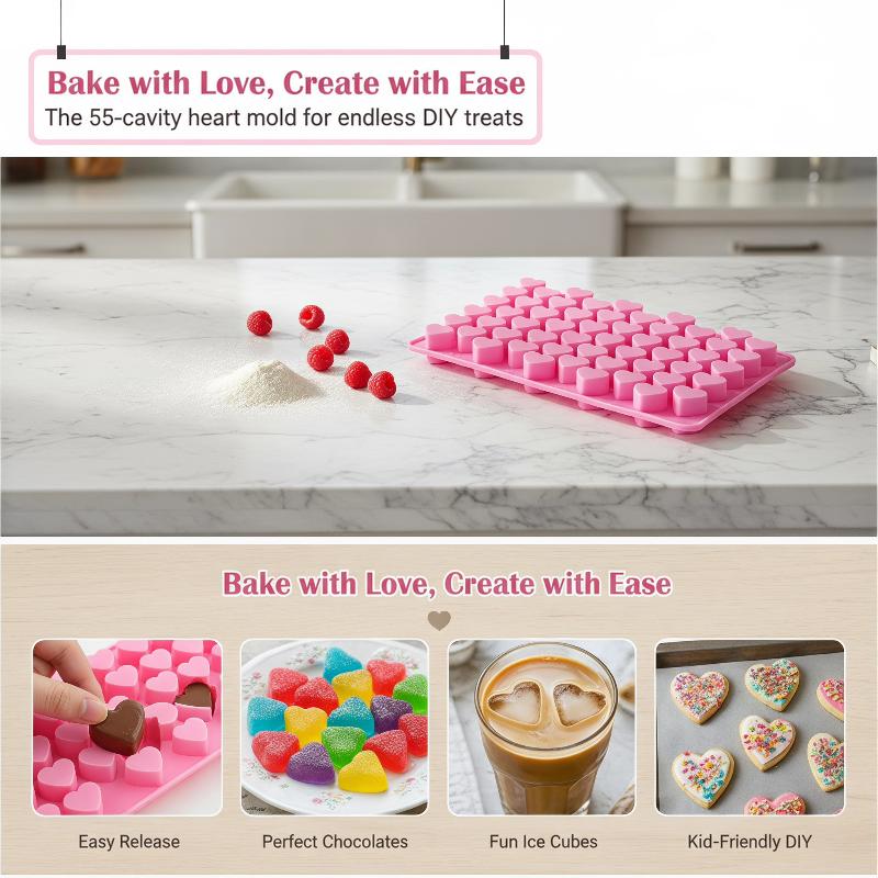 55 Grids Heart Silicone Cake M - Soap Making Gloves review and price
