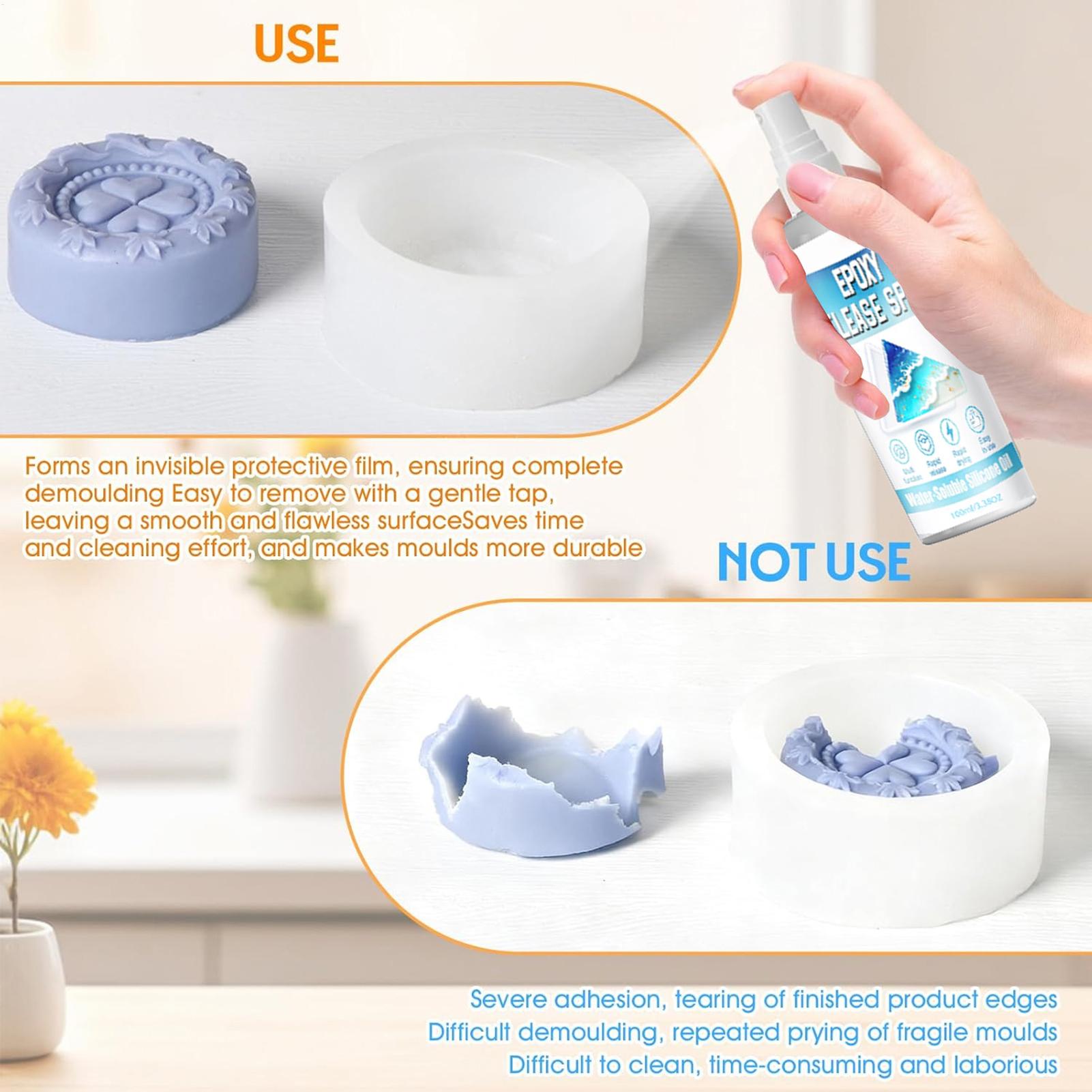 100ml Silicone Release Spray E - Soap Making Gloves review and price
