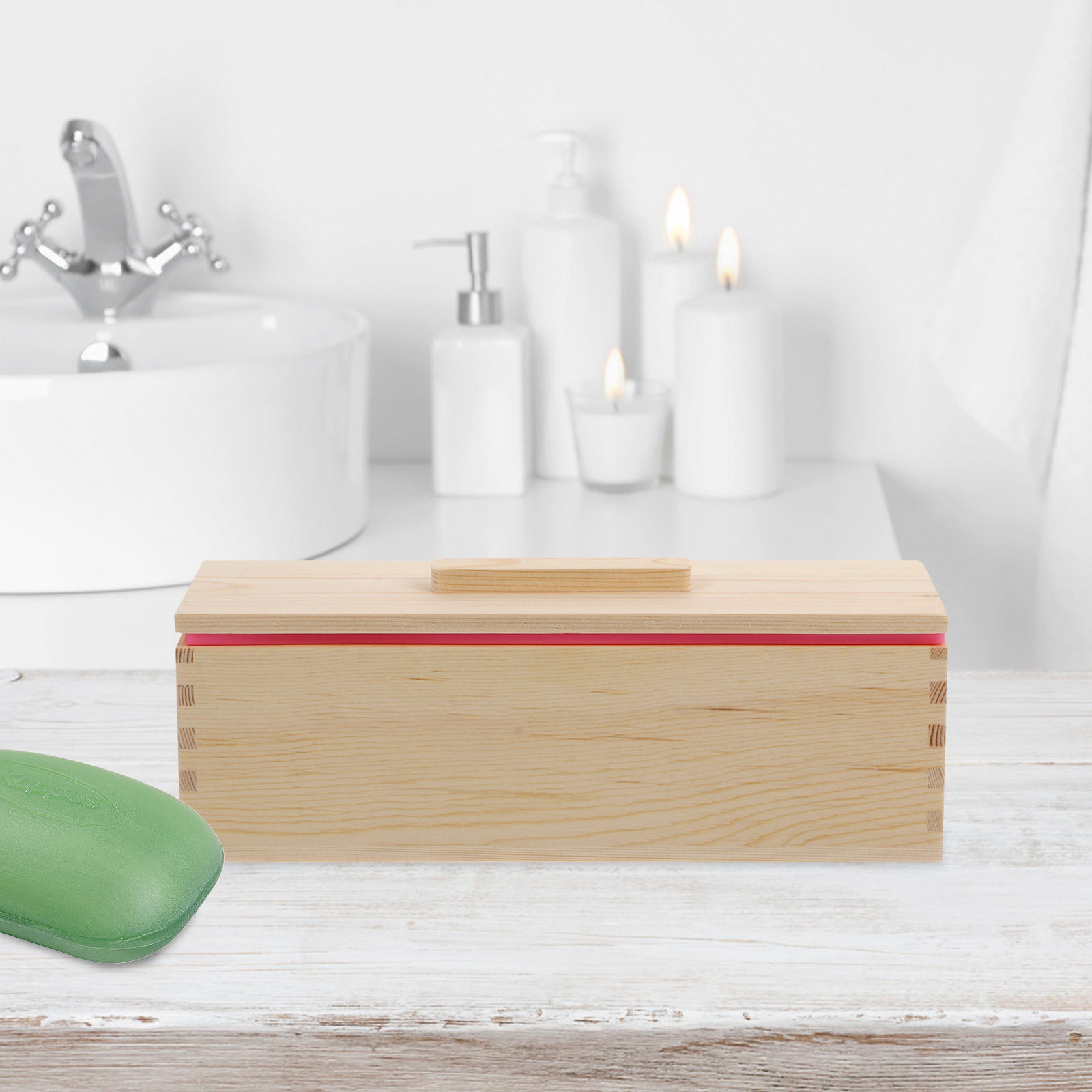 Natural Wood Soap Mold Box Hig - Quality Soap Making Kit review and price