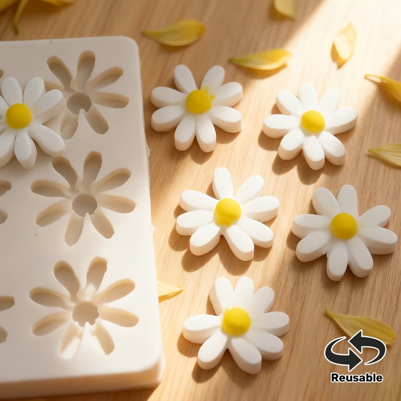 1pc 3D Daisy Sunflower Silicon - Soap Making Gloves review and price