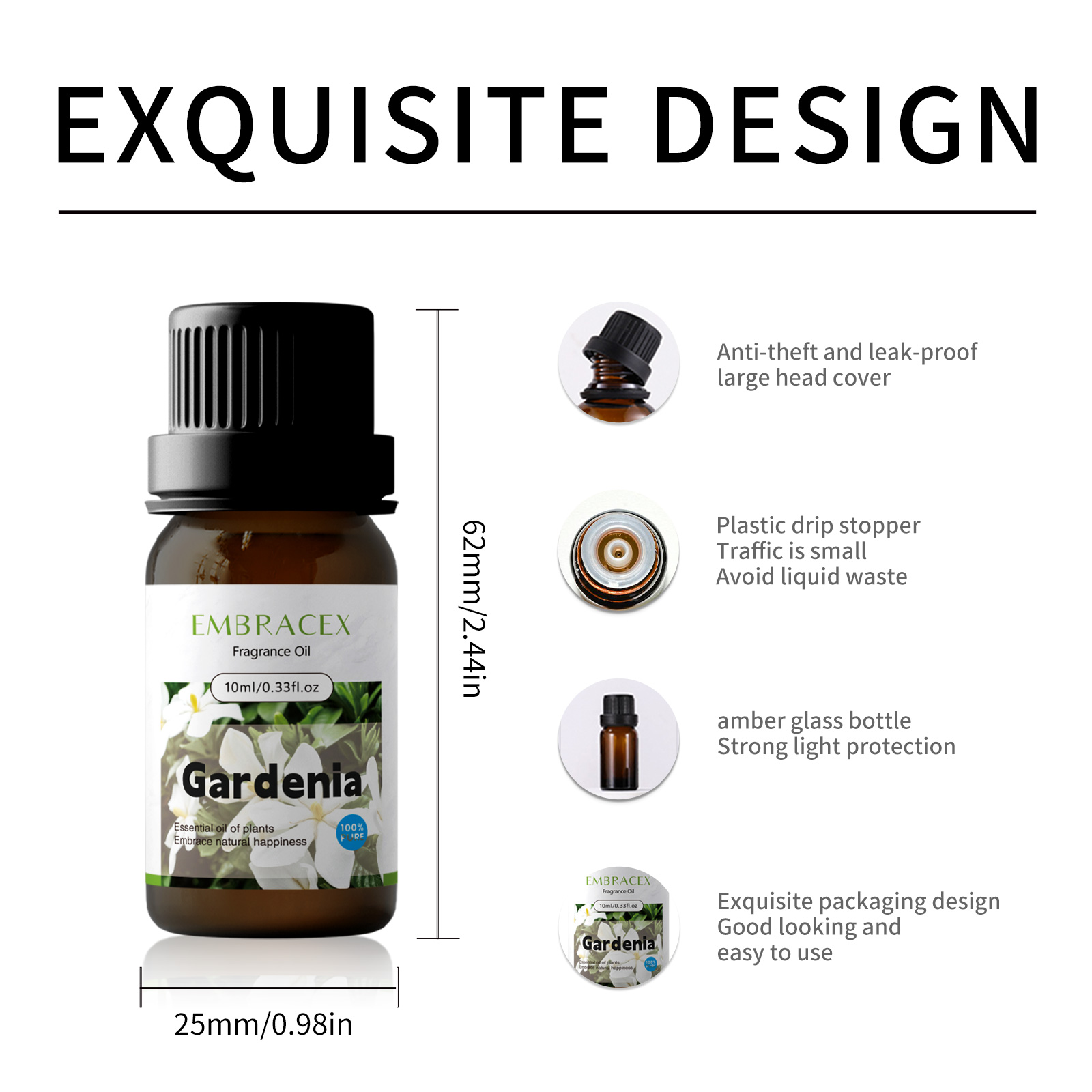 10ml Gardenia Essential Oil Ma - Soap Making Ingredients review and price