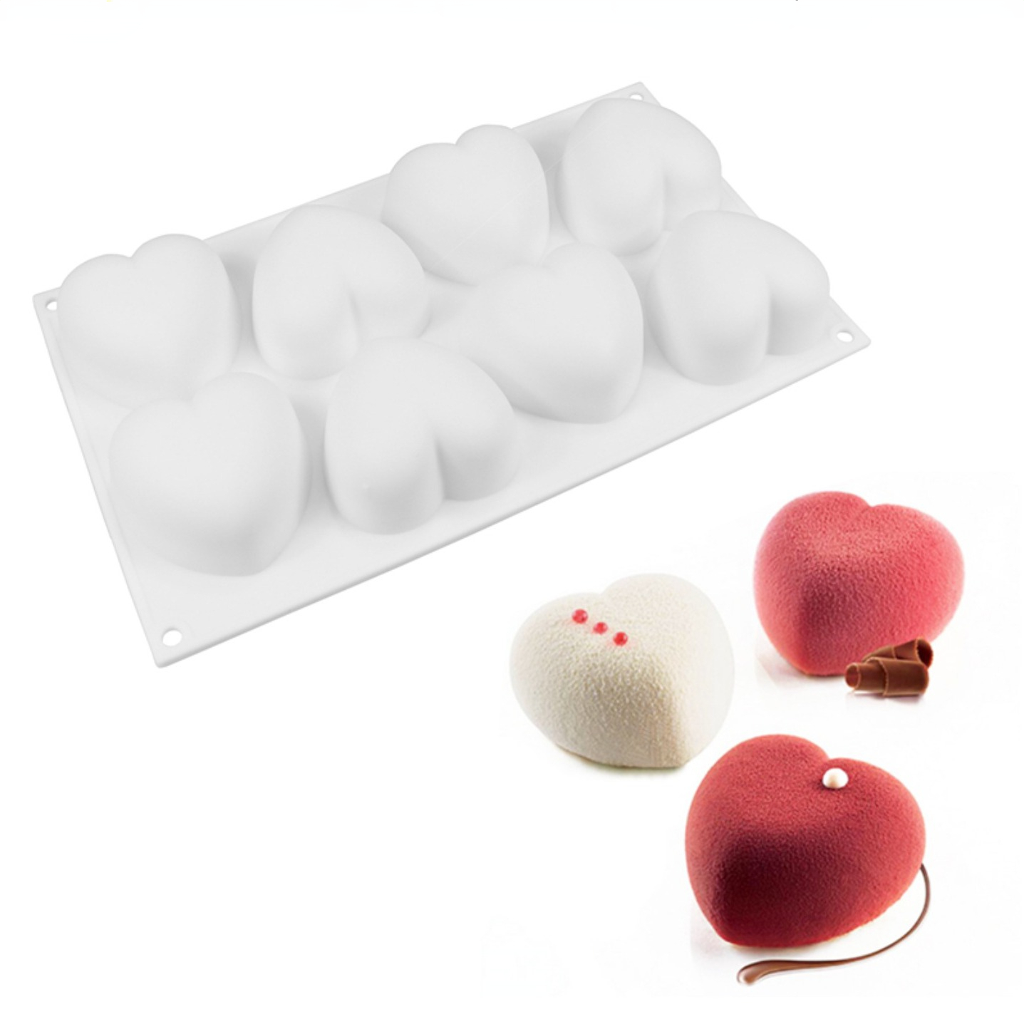 Love Heart Silicone Soap Mold  - Soap Making Tray review and price