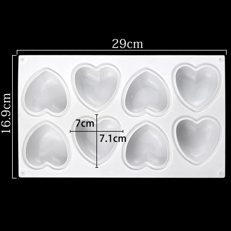Love Heart Silicone Soap Mold  - Soap Making Tray review and price