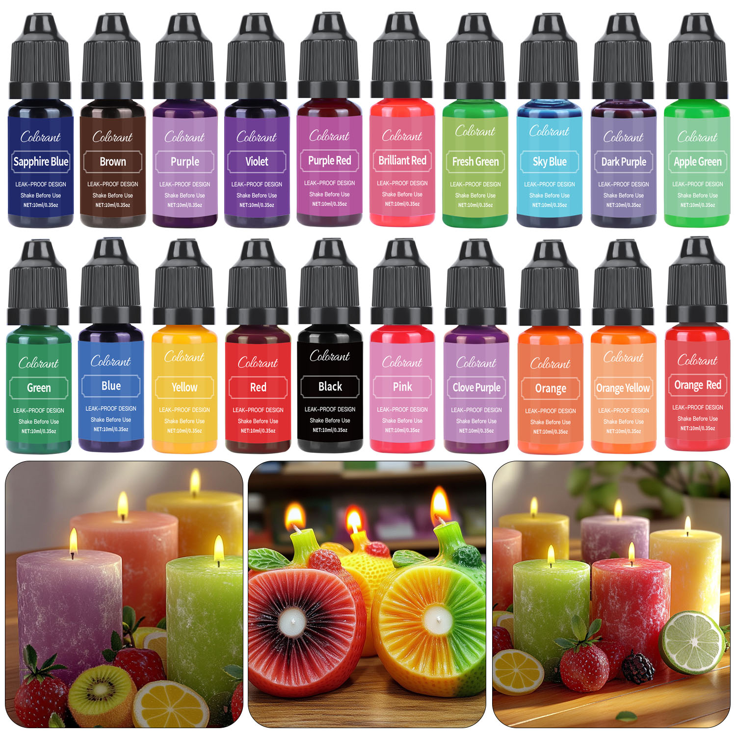 Liquid Candle Dye For Soy Wax  - Soap Making Ingredients review and price