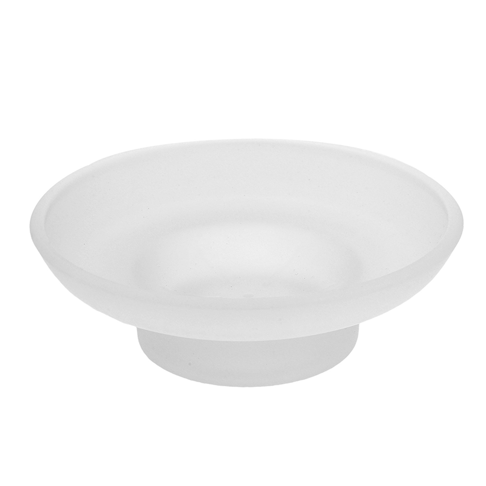 Frosted Glass Soap Dish Round  - Soap Making Tray review and price