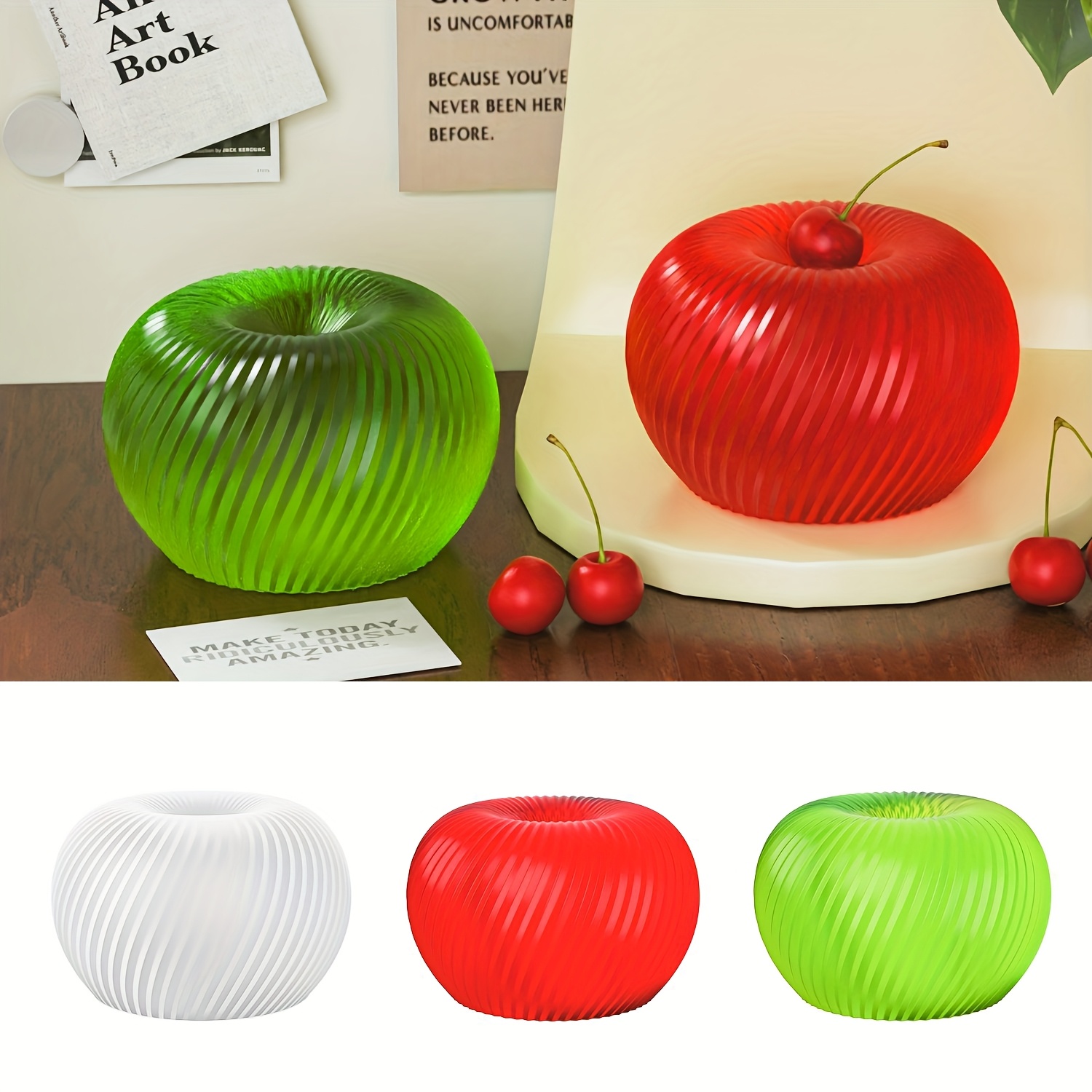 A trendy red apple silicone mo - Soap Making Gloves review and price